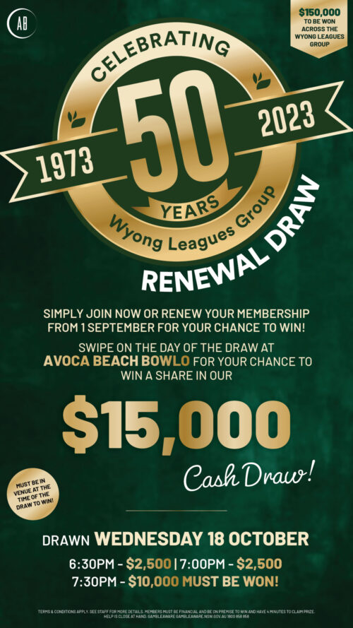 Promotions The Official Avoca Beach Bowling and Recreation Club site